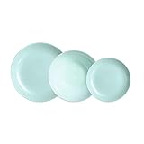 Luminarc Pampille Turquesa Vajilla Opal 18 Piezas - 6 Personas Turquesa