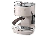 De'Longhi DELONGHI Icona Vintage ECOV 311.BG Mã Quina Espresso 1,4 L Semi-Automã Tica, 1100 W, 2 Cups, 0 Decibeles, Acero Inoxidable, Beige